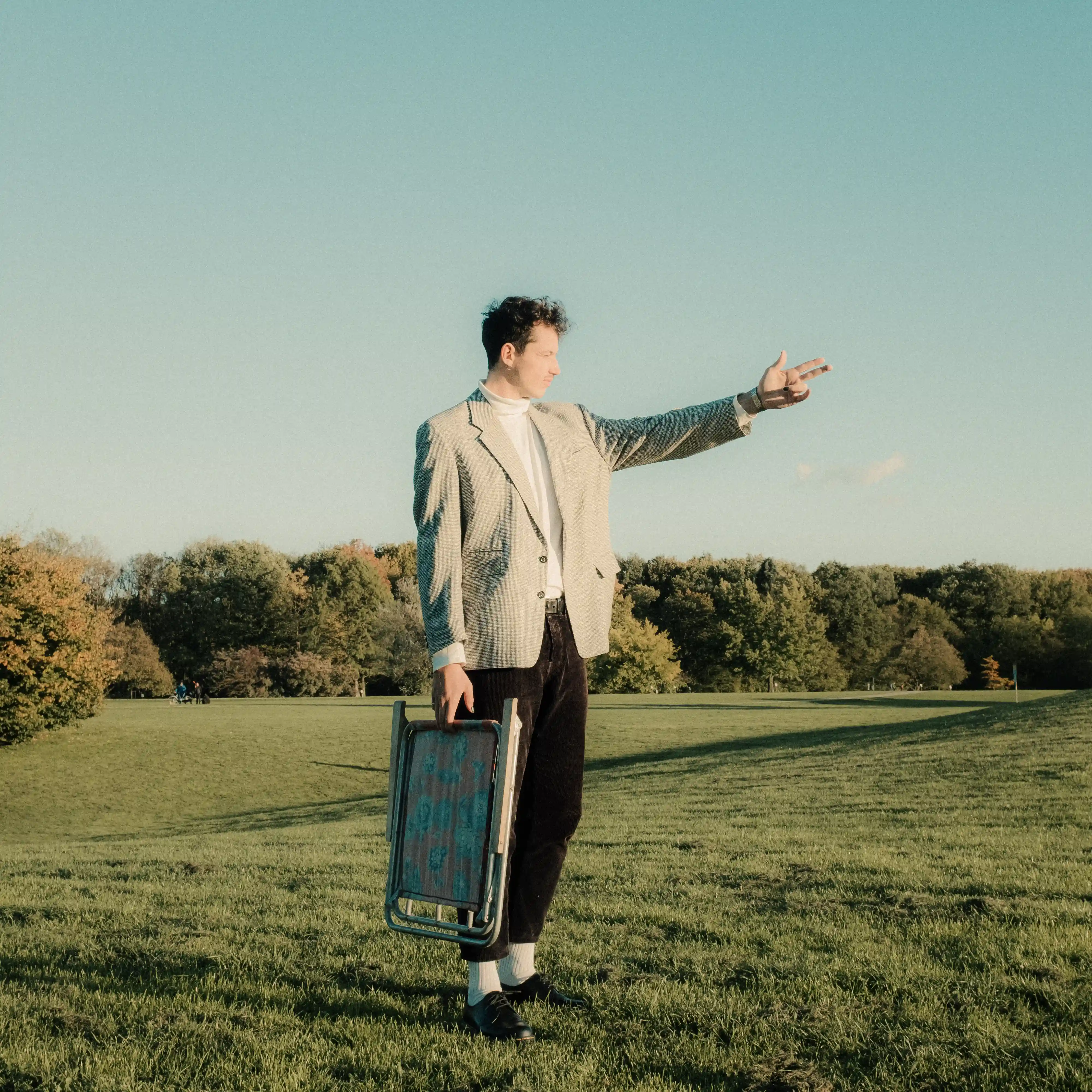 Park-Aufnahme — mit Stuhl